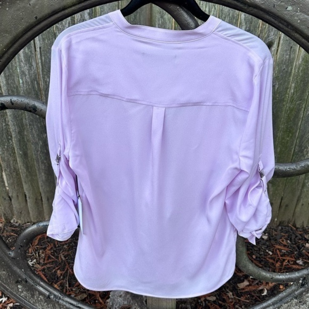 Ivanka Trump Women’s Lilac Top w/ Buttons (Small) (NWT) - Picture 3 of 10